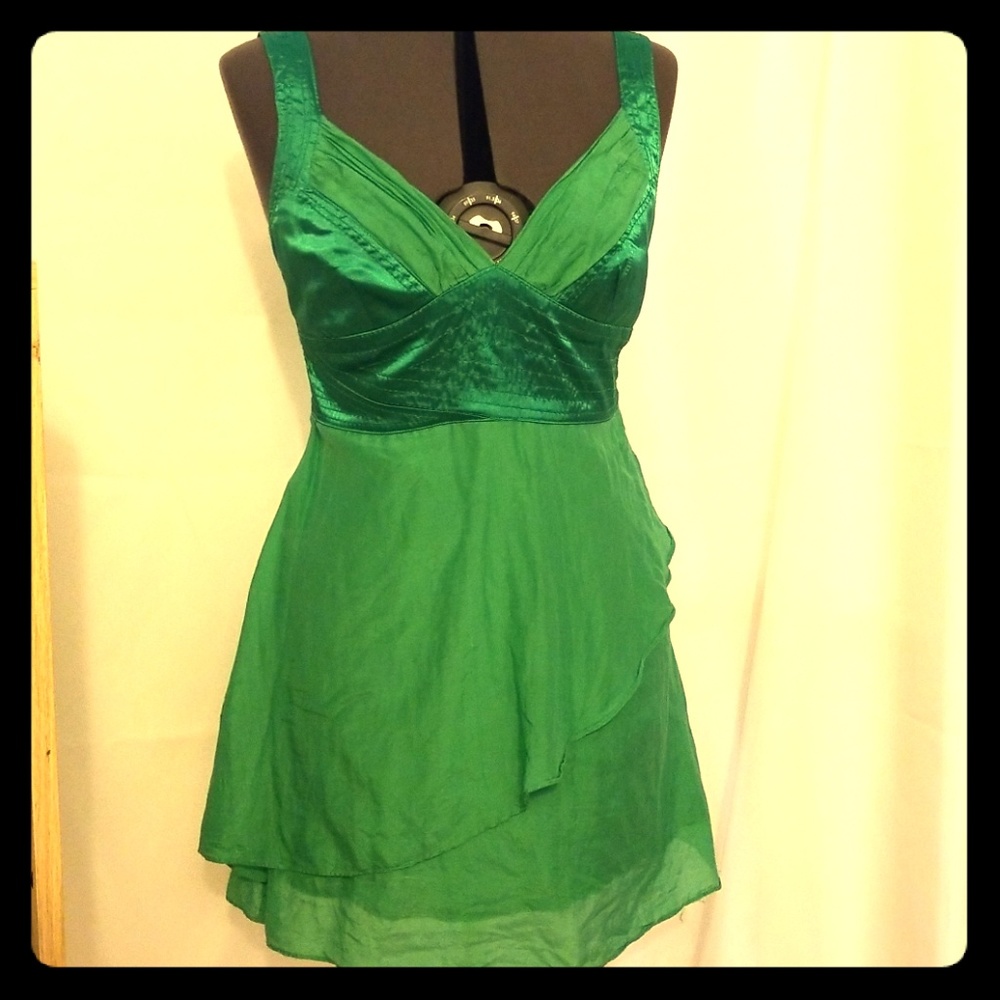 WISH green dress